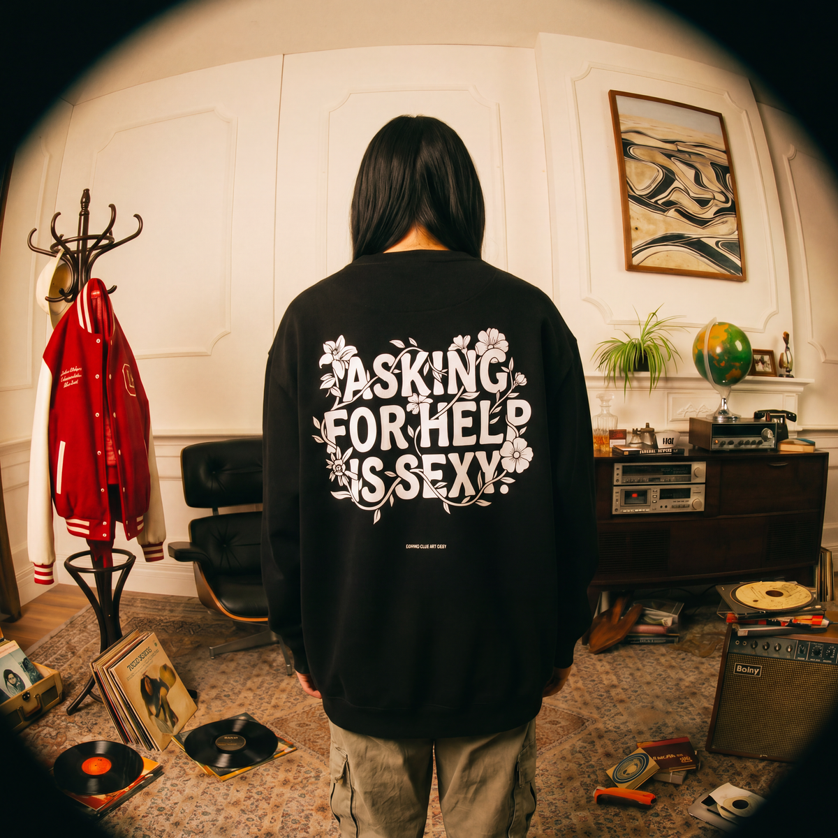 ASKING FOR HELP IS SEXY SWEATSHIRT